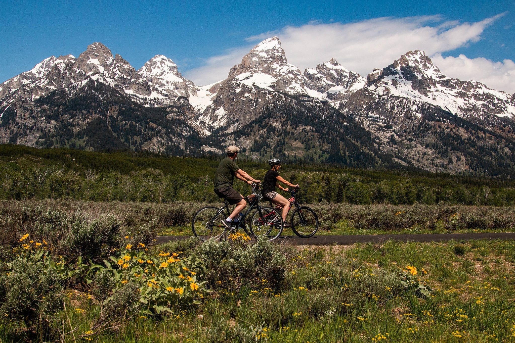 Biking in Grand Teton National Park